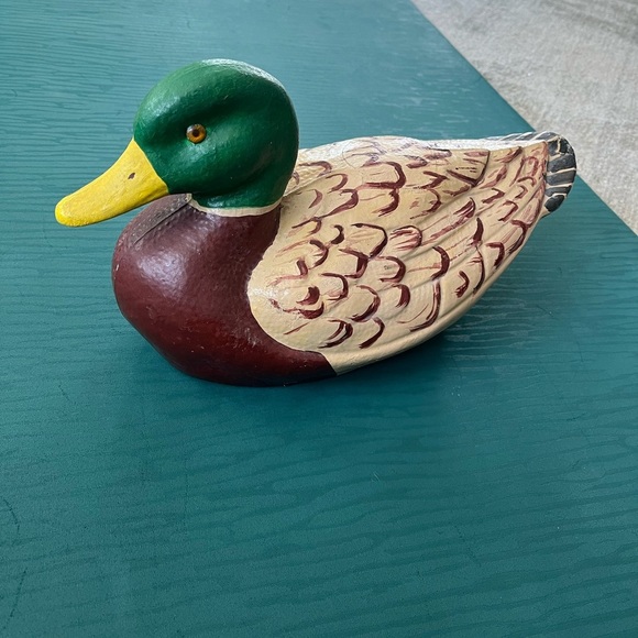 Vintage Ariduk Mallard Drake Duck Decoy Hunting General Fibre St Louis Fowl - Picture 2 of 15
